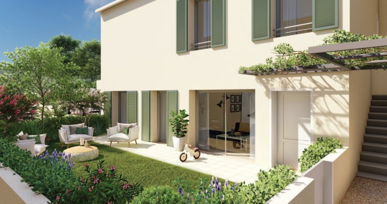 Achat / Vente programme immobilier neuf Rognes résidence intimiste au centre du village (13840) - Réf. 13223