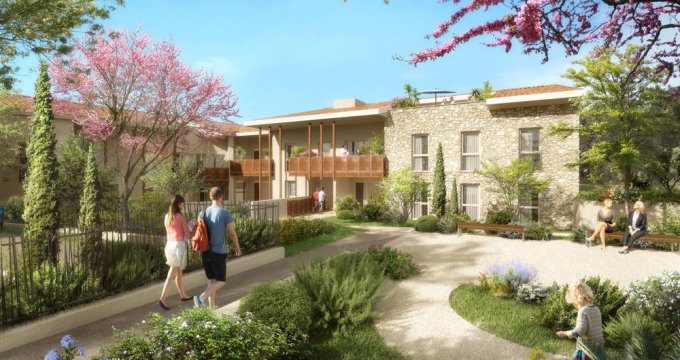 Achat / Vente programme immobilier neuf Lançon-Provence entre ville et nature (13680) - Réf. 7473