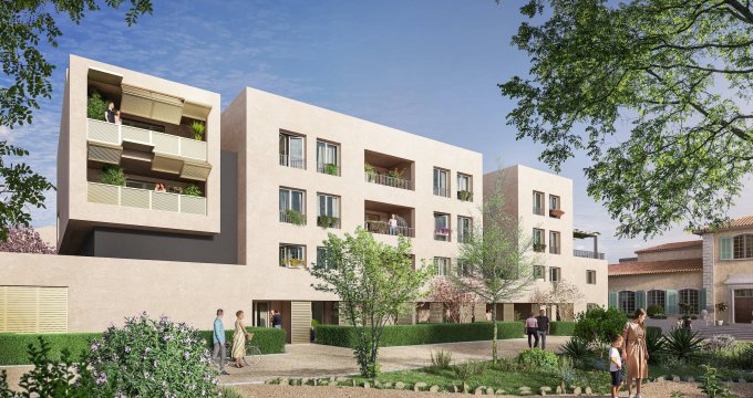 Achat / Vente programme immobilier neuf Marseille 10 au coeur du village de Saint Loup (13010) - Réf. 7859