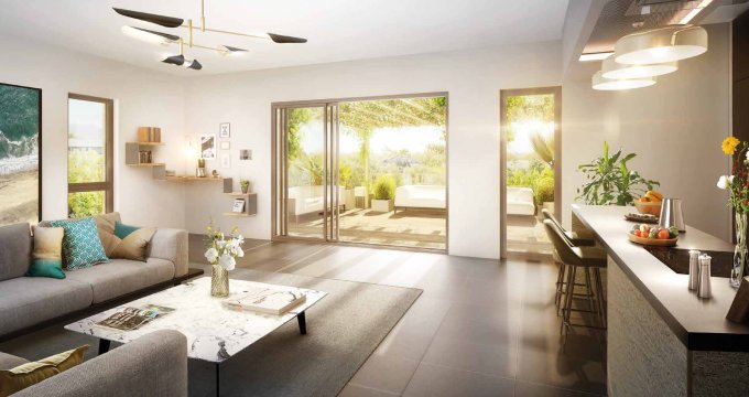 Achat / Vente programme immobilier neuf Marseille 8ème résidence de standing aux portes du parc Borely (13008) - Réf. 12587