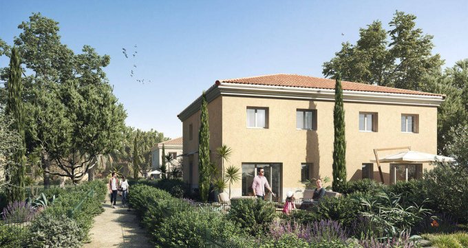 Achat / Vente programme immobilier neuf Port-de-Bouc maisons environnement calme et nature proche forêt (13110) - Réf. 7006