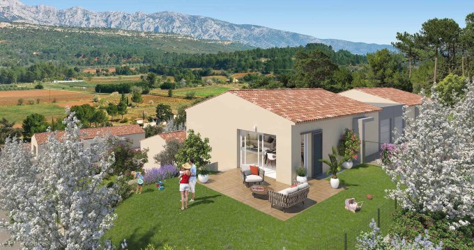 Achat / Vente programme immobilier neuf Rousset à 20 minutes d’Aix-en-Provence (13790) - Réf. 6928