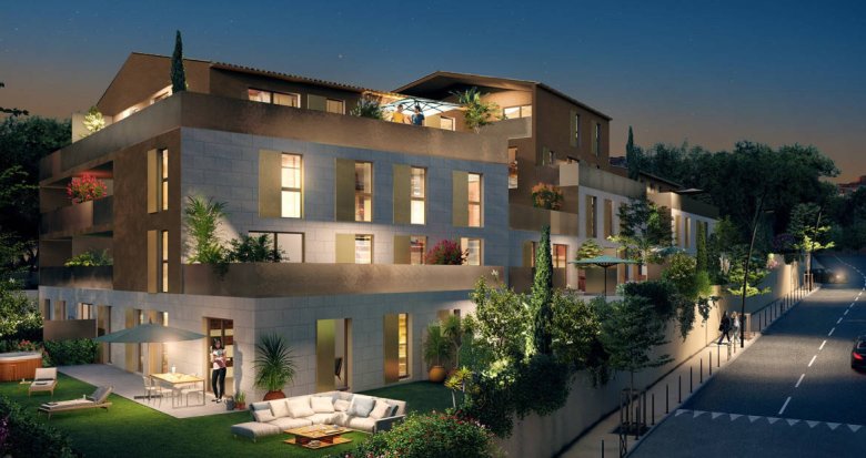 Achat / Vente programme immobilier neuf Aix-en-Provence à proximité immédiate du centre-ville (13090) - Réf. 7040