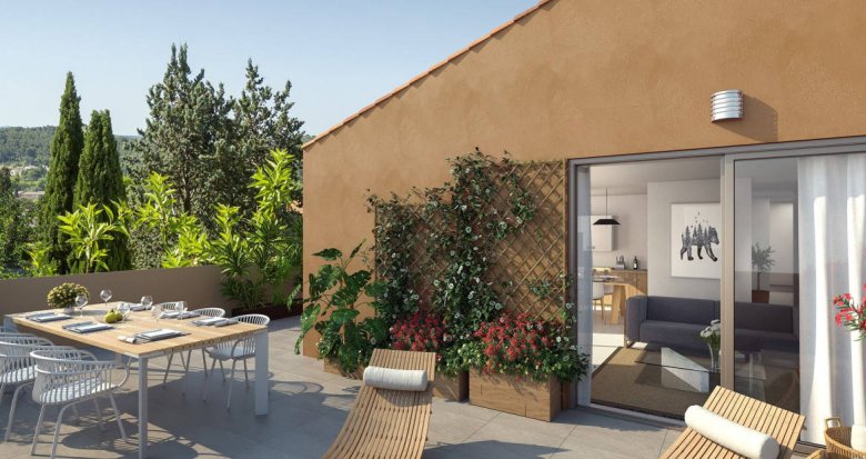 Achat / Vente programme immobilier neuf Aix-en-Provence à proximité immédiate du centre-ville (13090) - Réf. 7040