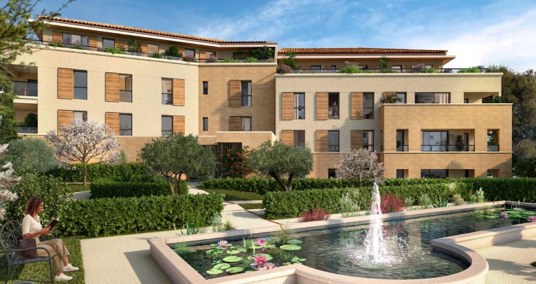 Achat / Vente programme immobilier neuf Aix-en-Provence résidence de standing aux portes de La Torse (13090) - Réf. 13084