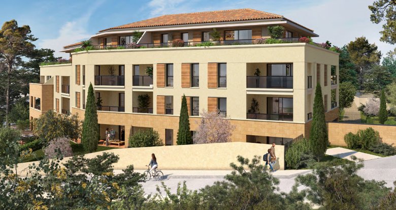 Achat / Vente programme immobilier neuf Aix-en-Provence résidence de standing aux portes de La Torse (13090) - Réf. 13084