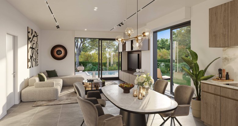 Achat / Vente programme immobilier neuf Aix-en-Provence résidence de standing quartier Bouenhoure (13090) - Réf. 8413
