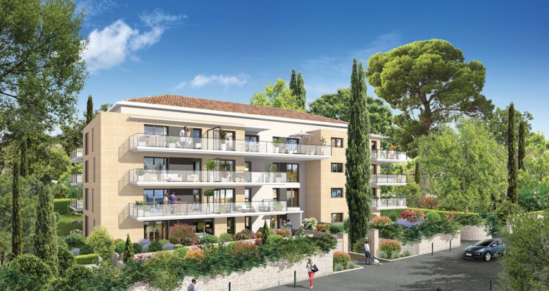 Achat / Vente programme immobilier neuf Aix-en-Provence résidence haut de gamme à 900m du Cours Mirabeau (13090) - Réf. 7802