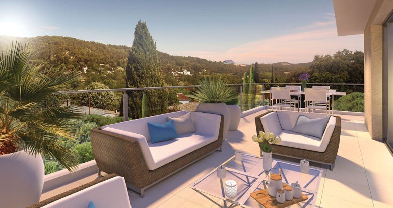 Achat / Vente programme immobilier neuf Aix-en-Provence résidence haut de gamme à 900m du Cours Mirabeau (13090) - Réf. 7802