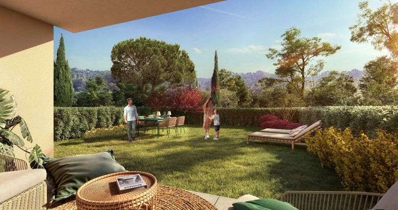 Achat / Vente programme immobilier neuf Aix-en-Provence secteur calme et arboré (13090) - Réf. 6732