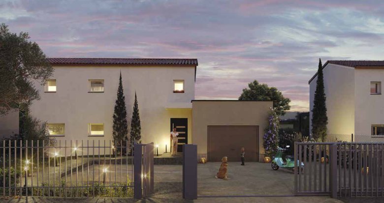Achat / Vente programme immobilier neuf Eyguières villas à 2 kilomètres du centre-ville (13430) - Réf. 8909