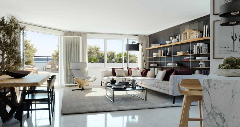 Achat / Vente programme immobilier neuf Marseille 08 secteur Borély à 7 minutes à pied de la plage (13008) - Réf. 8634