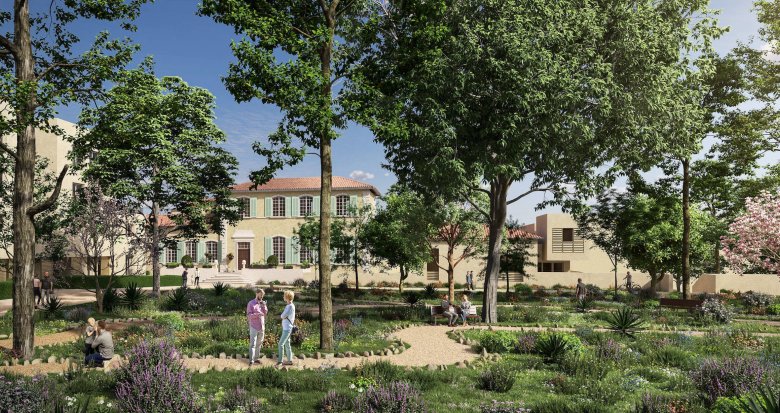 Achat / Vente programme immobilier neuf Marseille 10 au coeur du village de Saint Loup (13010) - Réf. 7859