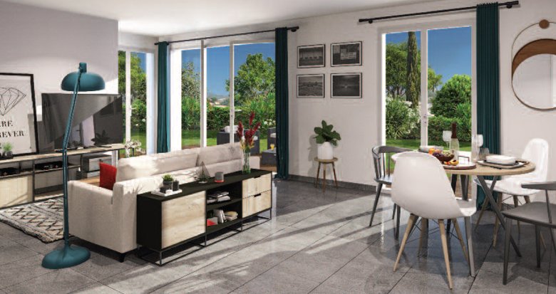 Achat / Vente programme immobilier neuf Marseille 13 maisons neuves secteur Château-Gombert (13013) - Réf. 12636