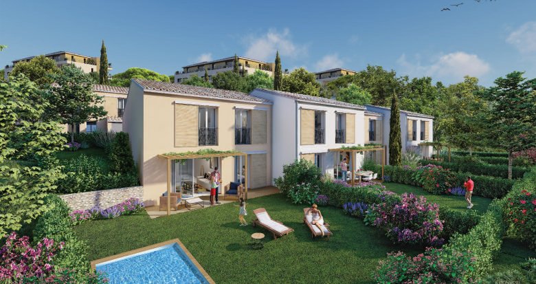 Achat / Vente programme immobilier neuf Marseille 13 maisons neuves secteur Château-Gombert (13013) - Réf. 12636