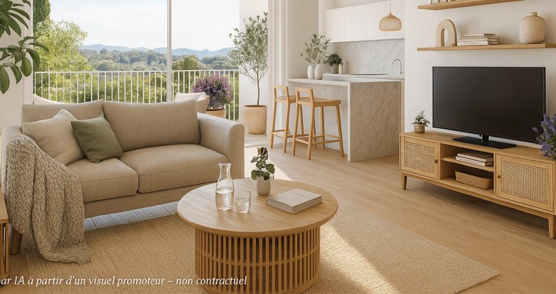 Achat / Vente programme immobilier neuf Marseille 13ème secteur résidentiel à 2 min à pied du métro 1 (13013) - Réf. 13541