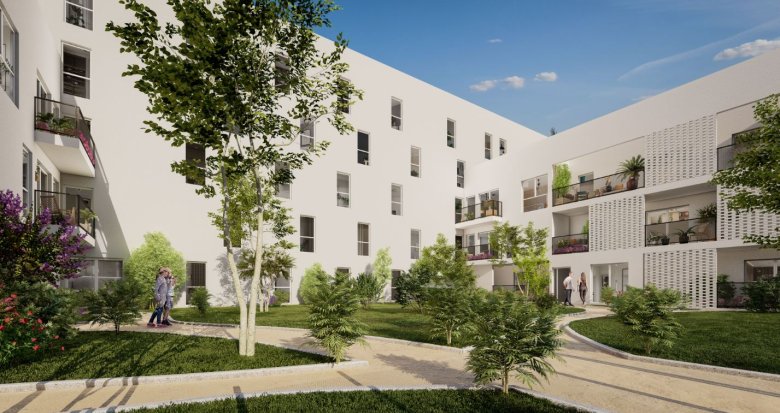 Achat / Vente programme immobilier neuf Marseille 14 au coeur du quartier des Hauts de Ste-Marthe (13014) - Réf. 7613