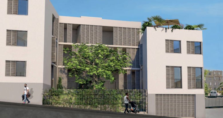 Achat / Vente programme immobilier neuf Marseille 4ème au pied du Palais Longchamp (13004) - Réf. 5742