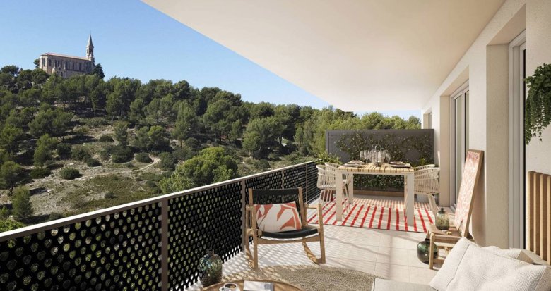 Achat / Vente programme immobilier neuf Marseille 9 entre colline de St-Joseph et village du Redon (13009) - Réf. 12580