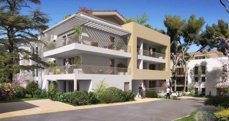 Achat / Vente programme immobilier neuf Martigues résidence provençale en pleine nature (13500) - Réf. 7345