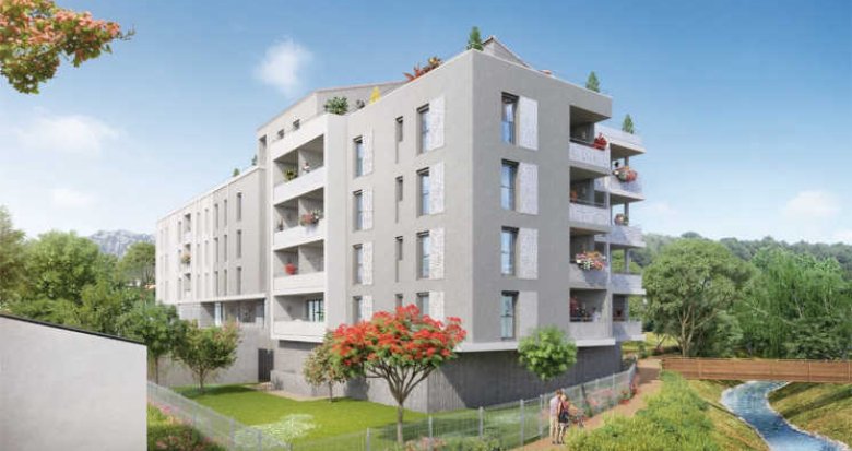 Achat / Vente programme immobilier neuf Roquevaire au bord de l'Huveaune (13360) - Réf. 2626