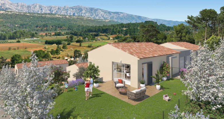 Achat / Vente programme immobilier neuf Rousset à 20 minutes d’Aix-en-Provence (13790) - Réf. 6928