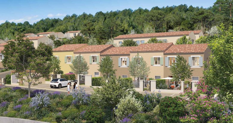 Achat / Vente programme immobilier neuf Rousset à 20 minutes d’Aix-en-Provence (13790) - Réf. 6928