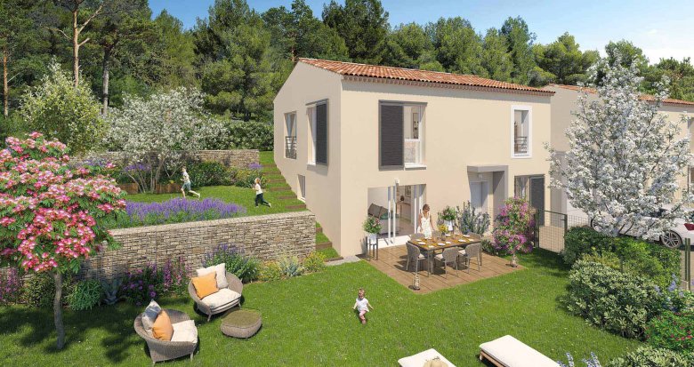 Achat / Vente programme immobilier neuf Rousset à 20 minutes d’Aix-en-Provence (13790) - Réf. 6928