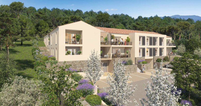 Achat / Vente programme immobilier neuf Rousset à 20 minutes d’Aix-en-Provence (13790) - Réf. 6928