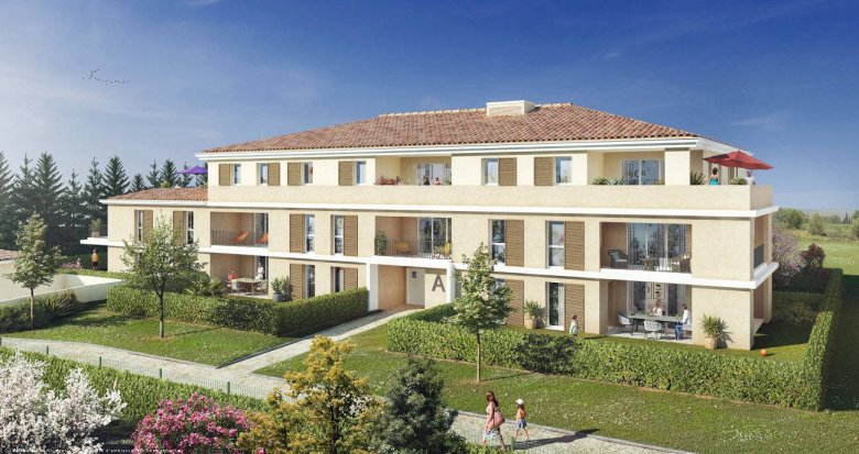 Achat / Vente programme immobilier neuf Saint-Cannat proche du centre-ville (13760) - Réf. 7797