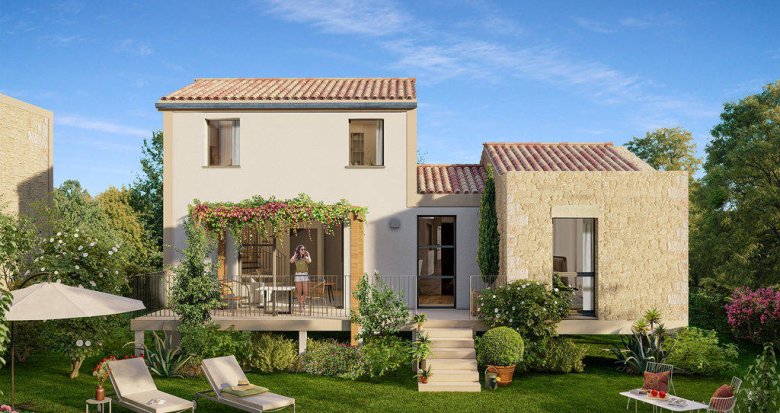 Achat / Vente programme immobilier neuf Saint-Étienne-du-Grès à 15 min de St Rémy de Provence (13103) - Réf. 11240