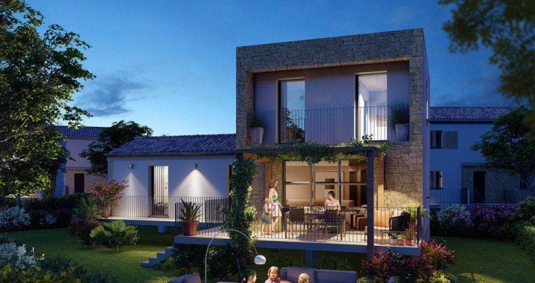 Achat / Vente programme immobilier neuf Saint-Étienne-du-Grès à 15 min de St Rémy de Provence (13103) - Réf. 11240