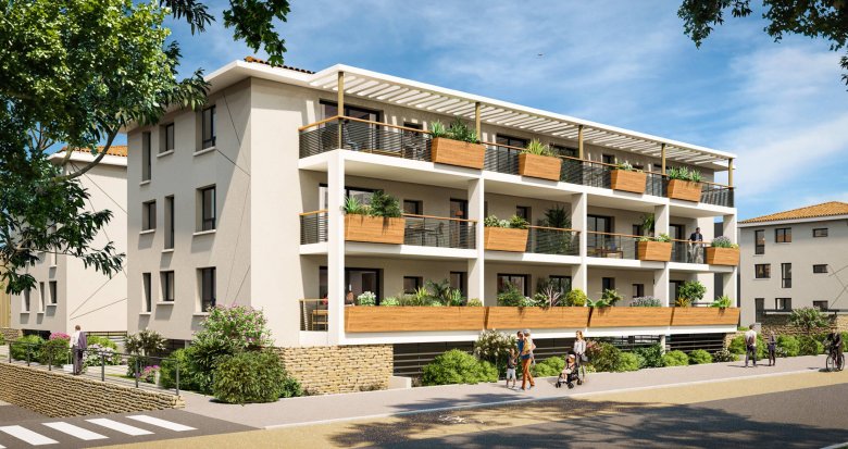 Achat / Vente programme immobilier neuf Senas en plein cœur du village (13560) - Réf. 7815