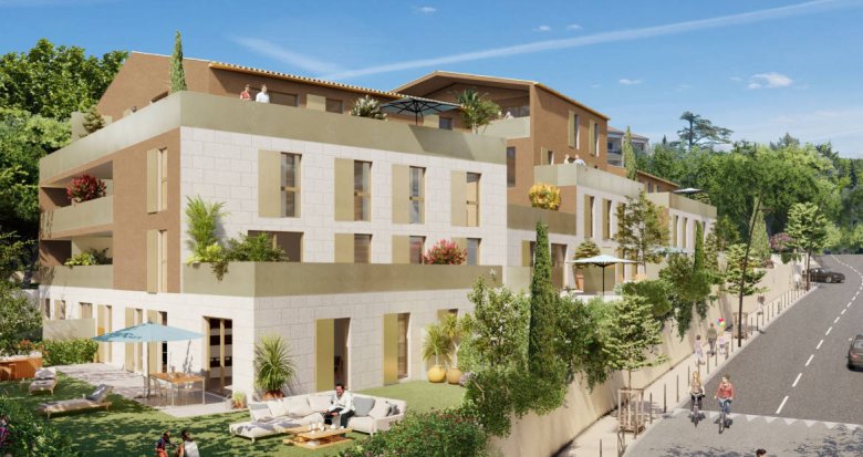 Achat / Vente programme immobilier neuf Aix-en-Provence à proximité immédiate du centre-ville (13090) - Réf. 7040
