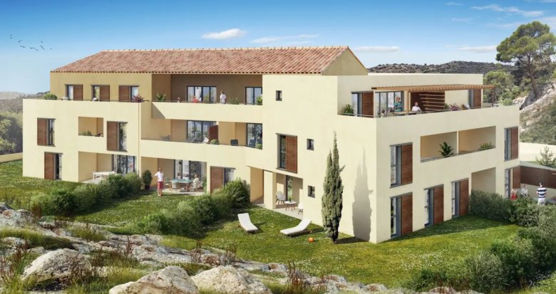 Achat / Vente programme immobilier neuf Meyrargues résidence intimiste dans un cadre féerique (13650) - Réf. 8640