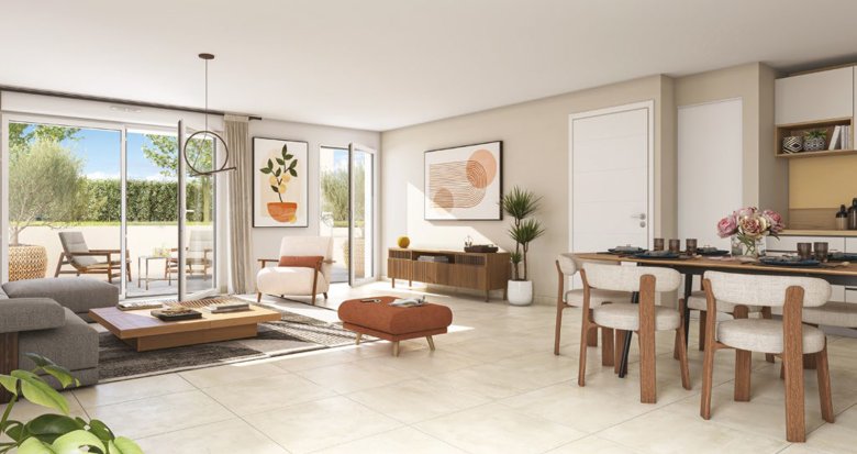Achat / Vente programme immobilier neuf Rognes secteur calme à 300m du vieux centre (13840) - Réf. 12881