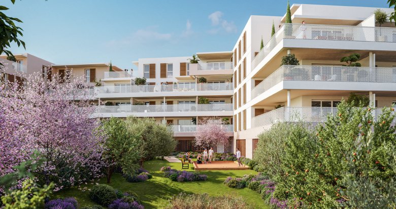Achat / Vente programme immobilier neuf Vitrolles entre le Parc du Griffon et le centre-ville (13127) - Réf. 13142